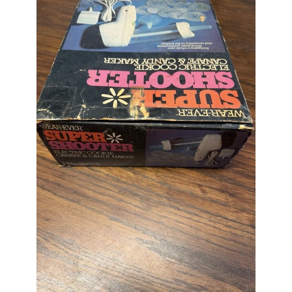 Vintage Wear-Ever Super Shooter 70001 Electric Cookie Candy Maker w/Box - Tested